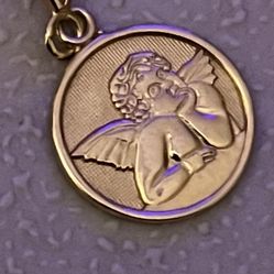 14k Charm  Small I Think 1 Gram