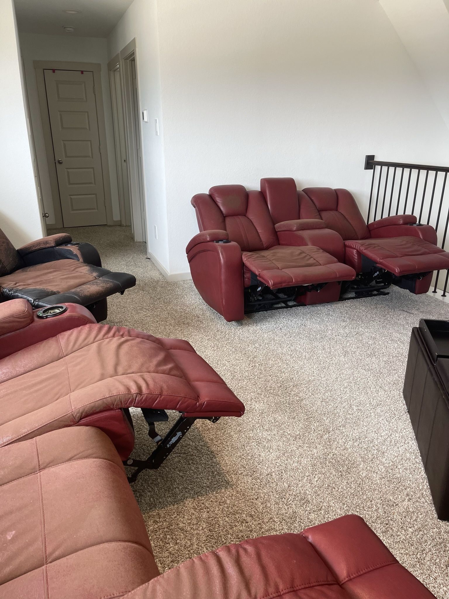 FREE!! Power Recliner Loveseat And Sofa Set!!