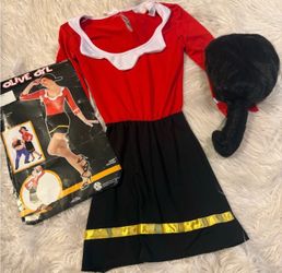 Women’s olive oil costume