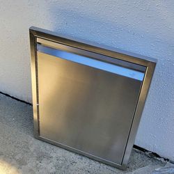 Stainless steel outdoor small access door for kitchen island