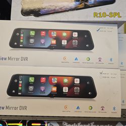 Mirror Camera AppleCarPlay Android Auto Bluetooth Front And BackupCamera