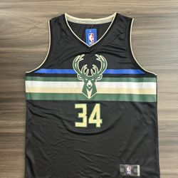 Milwaukee Bucks Giannis Antetokounmpo NBA Jersey Fanatics Men’s L MSRP $75