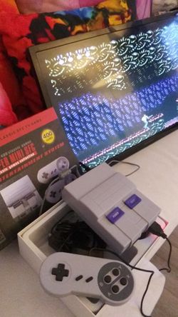 T.V. Super Mini SFC. 400 games Classic. $50 for everything