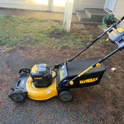 Dewalt Battery Powered Mower- Comes with 10AH Batteries (2-20v)