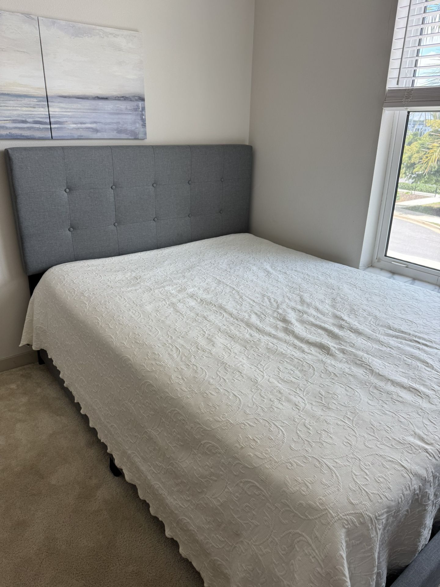 Queen Bed + Box & Mattress