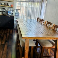 Rustic Farmhouse Style Dining Table