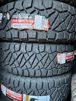 37x12.50R22LT NITTO RIDGE GRAPPLER