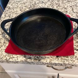 2 Cast Iron Skillets 15. For Both  