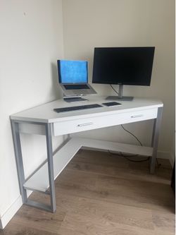 Corner desk bought less than a year ago