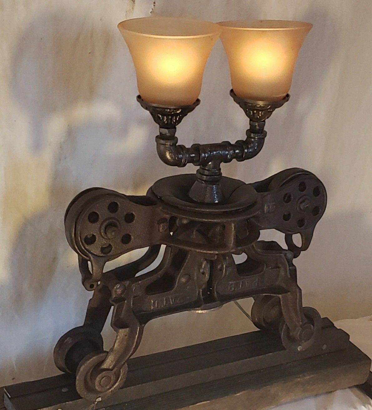 Antique Hay Trolley Lamp