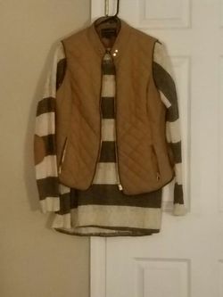 Women's vest and tunic set sz large