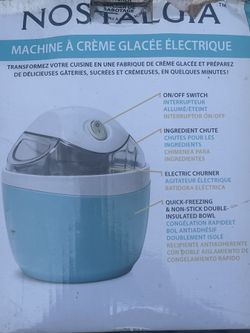 Electric ice cream maker (nostalgia)