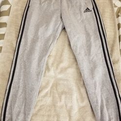 Adidas Fleece Sweat Pants - Gray