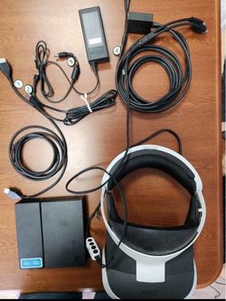 Sony PlayStation VR Headset with Cables and Processor Unit