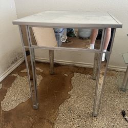 Mirrored Nightstand 