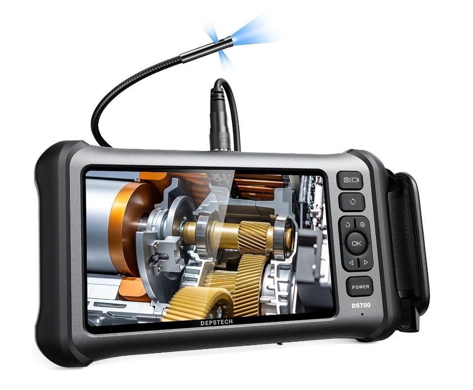 DEPSTECH DS700 Triple Lens Endoscope Camera with Lights