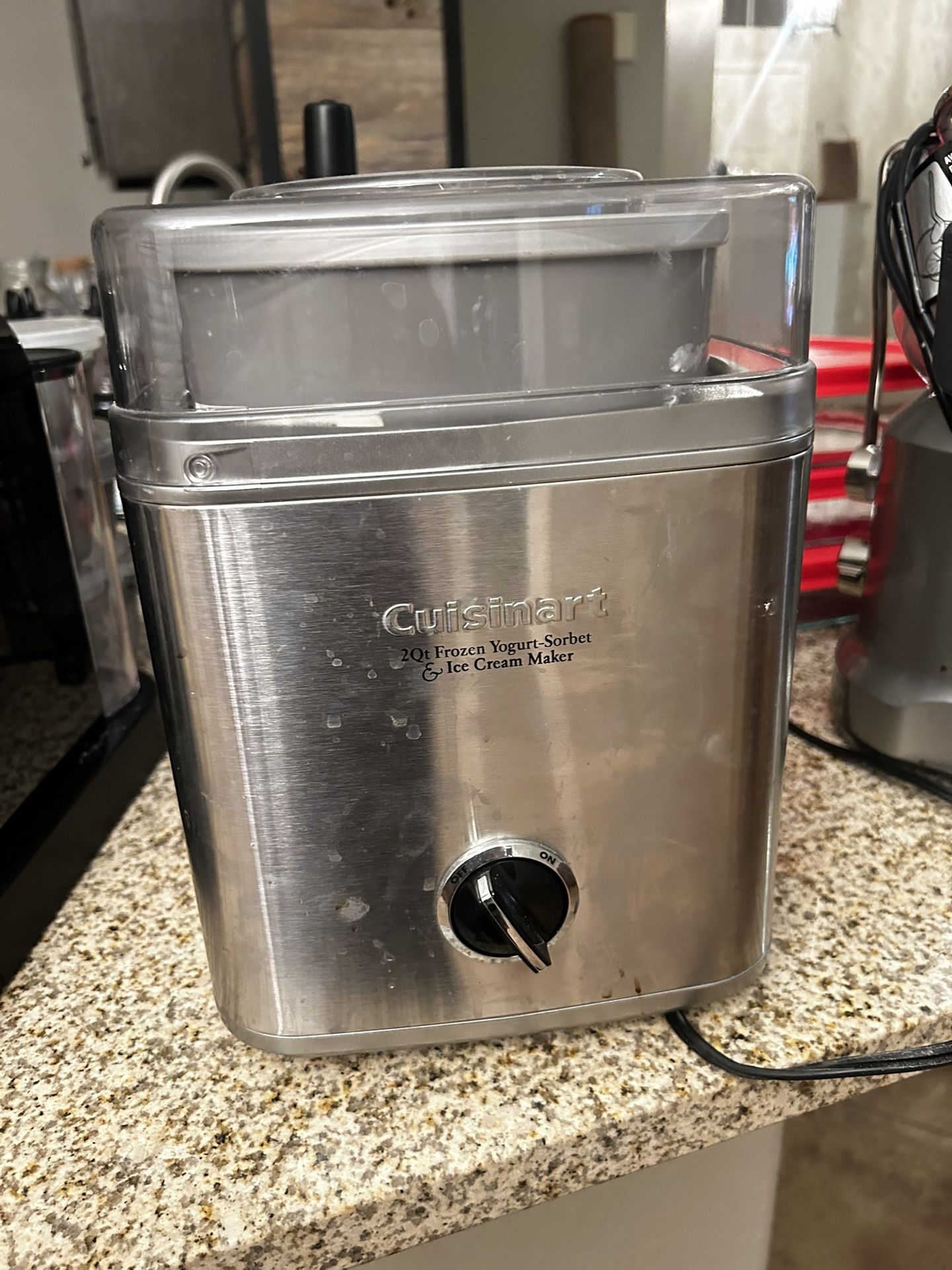 Cuisinart 2Qt Frozen Yogurt, Sorbet & Ice Cream Maker - Stainless Steel