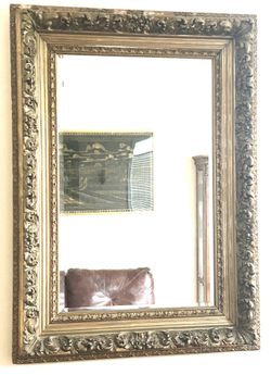 Antique Early 20th Century Gold Leaf Empire Giltwood