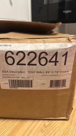 BSA TENT WALL