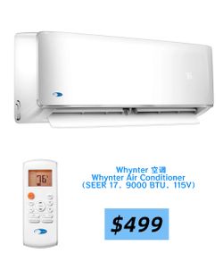 Whynter Mini Split Air Conditioner