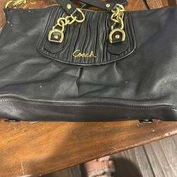 coach ashley leather satchel