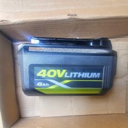Ryobi 40v 6ah Battery Brand New