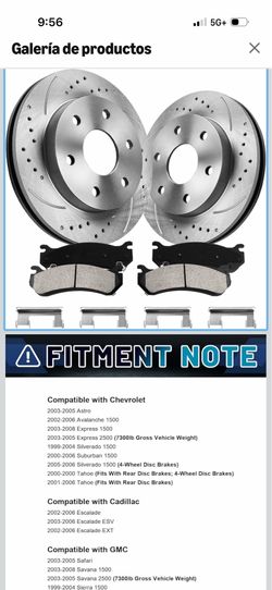 Brake rotors and brake pads