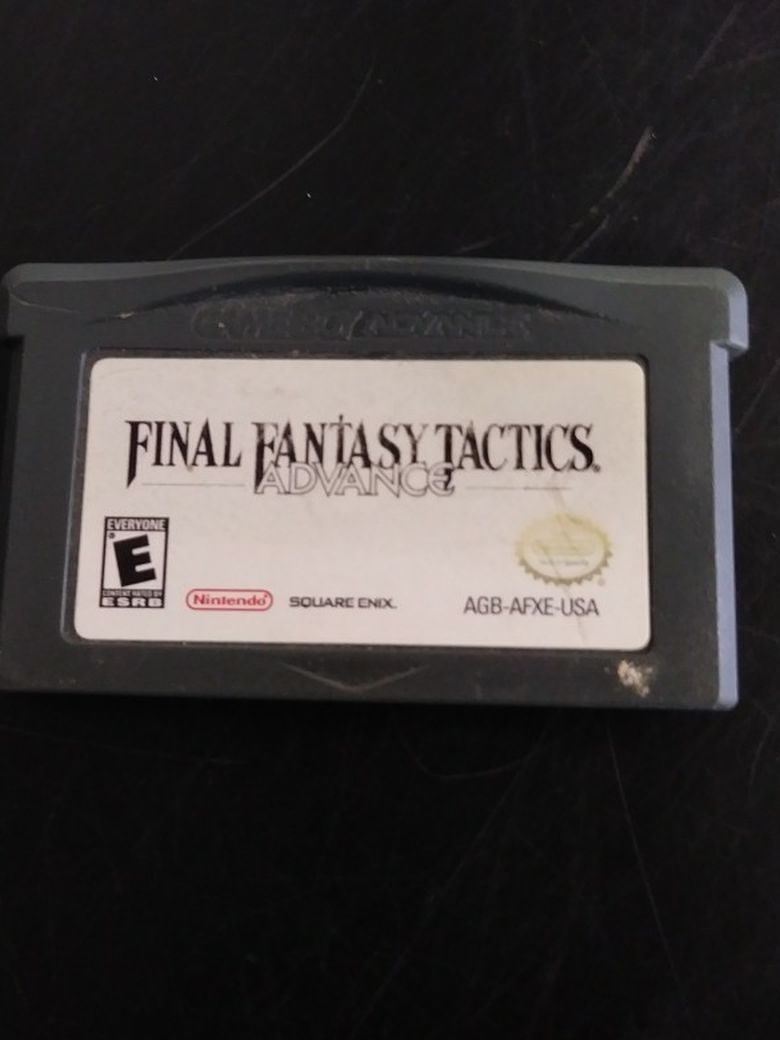 Final Fantasy Tactics Advance Nintendo Game Boy Advance Game Cartridge