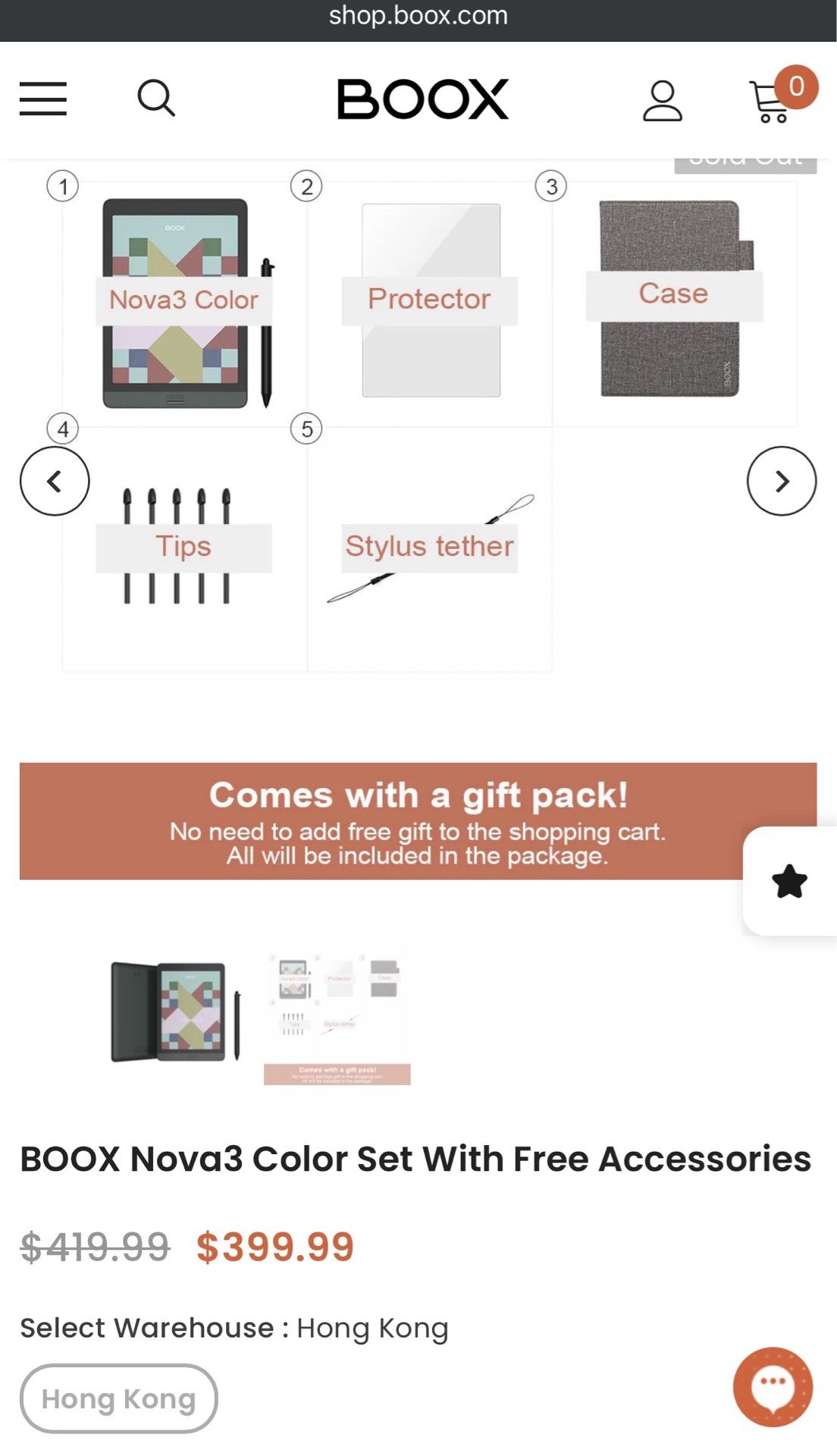 BOOX Nova3 Color E ink Android table