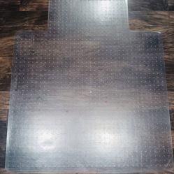 Clear Office Chair Mat with Lip
