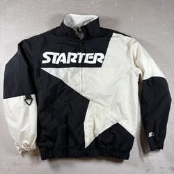Starter Black Label Nylon Jacket Windbreaker Men’s Size Small Y2K #2065