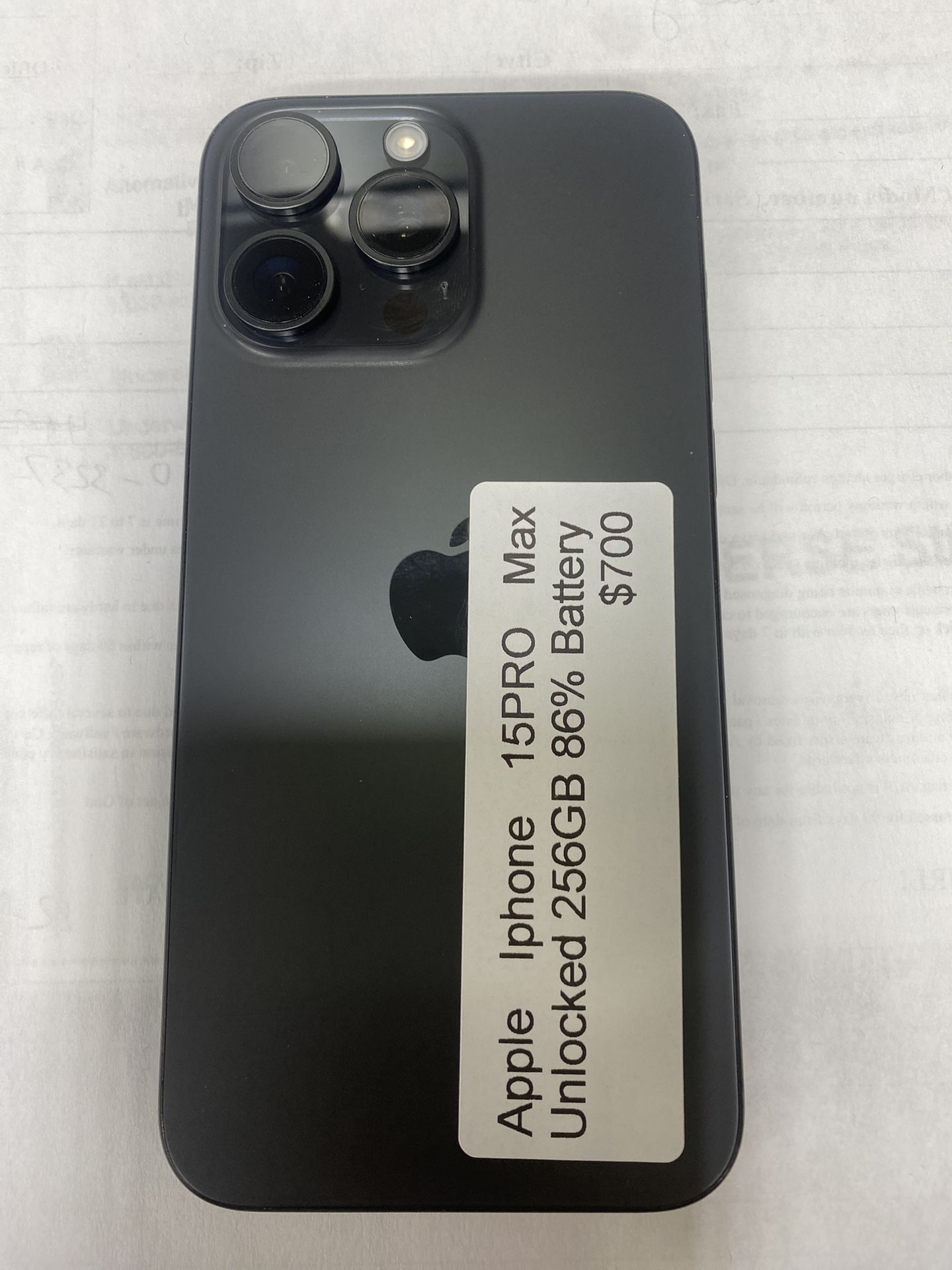 Apple iPhone 15 Pro Max 256gb Unlocked For Any Carrier