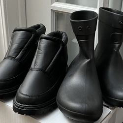 Rain Boots  and Snow Boots  Wide Width