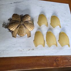 Antique Lincoln Slip Shade Lamp