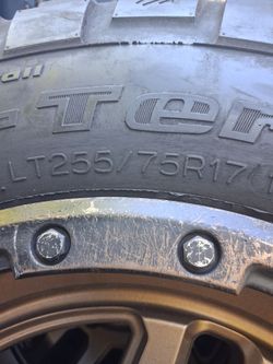 FUEL 17' RIMS (6 LUGS)