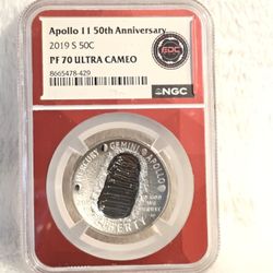 #429 PR79 Apollo 11 Ultra Cameo 2019 Coin 