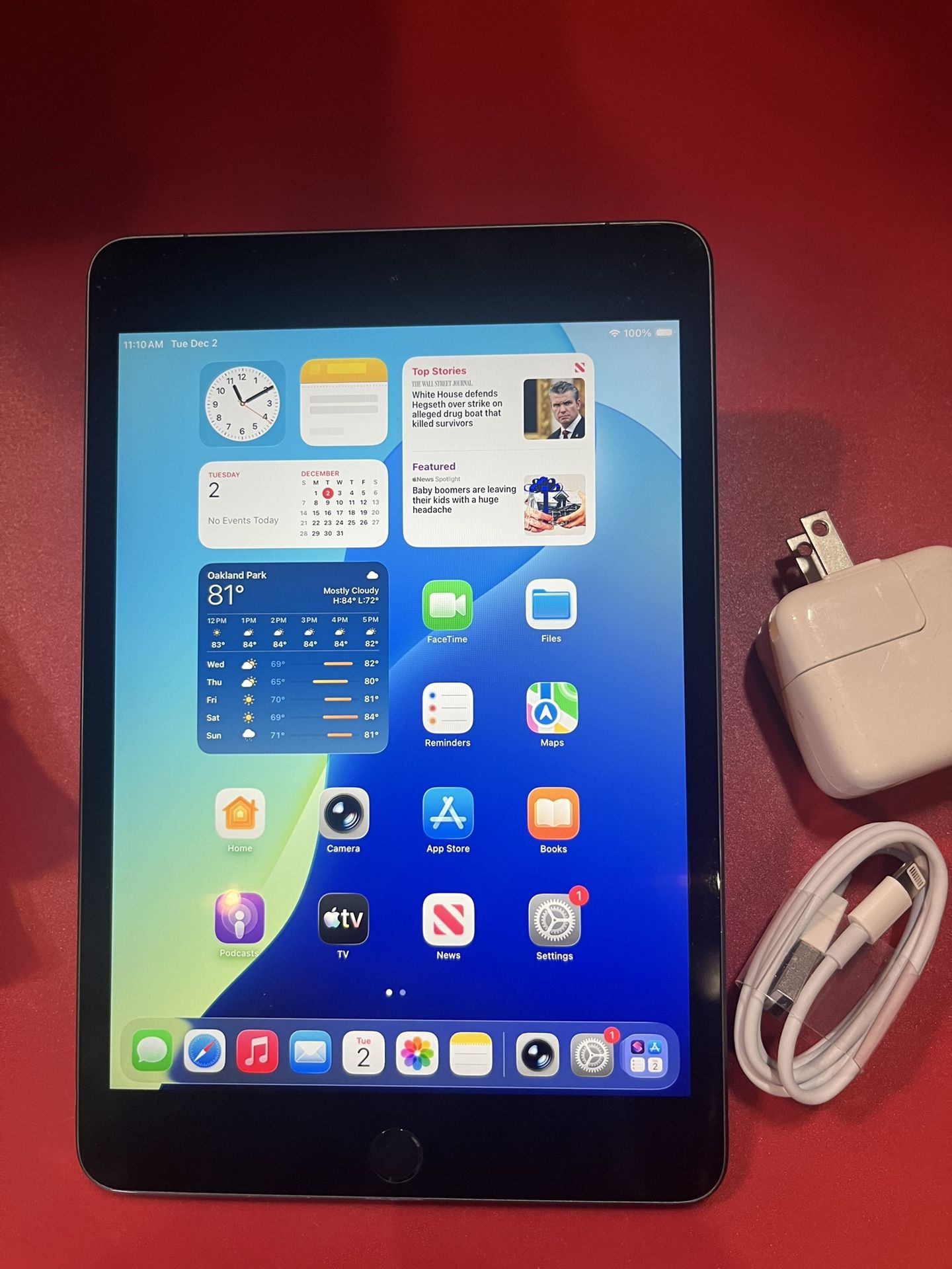 Apple iPad MINI 5th Gen 64GB 7.9” WiFi+ Cellular UNLOCKED Space Gray complete iOS 26