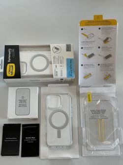 OtterBox-Symmetry Clear MagSafe Case for iPhone 16 Pro Max + Premium Glass