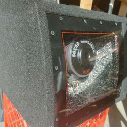 8" Powered Subwoofer In Bandpass Box - Sound Ordinance 
