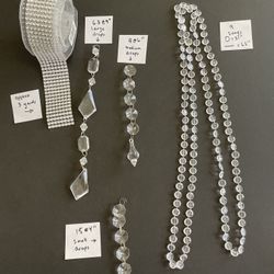 Crystal Diamond Decorations Wedding Birthday Special Occasion 