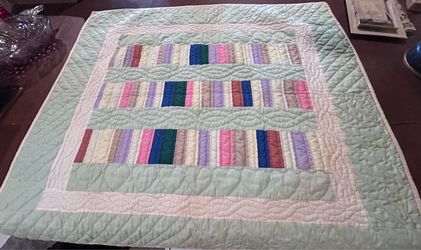 Vintage Handmade baby quilt