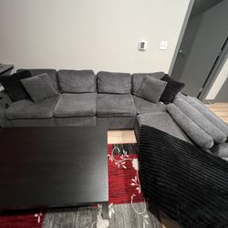 4 Seat Gray Couch