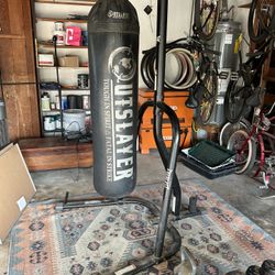Punching Bag, Dumbbells  And Bench 