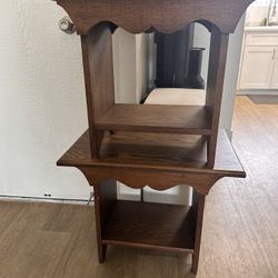 Antique Solid Wood Nightstands