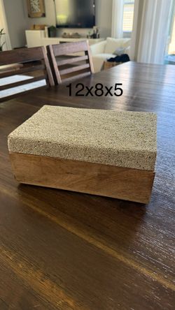 Decor Beaded Wooden Box