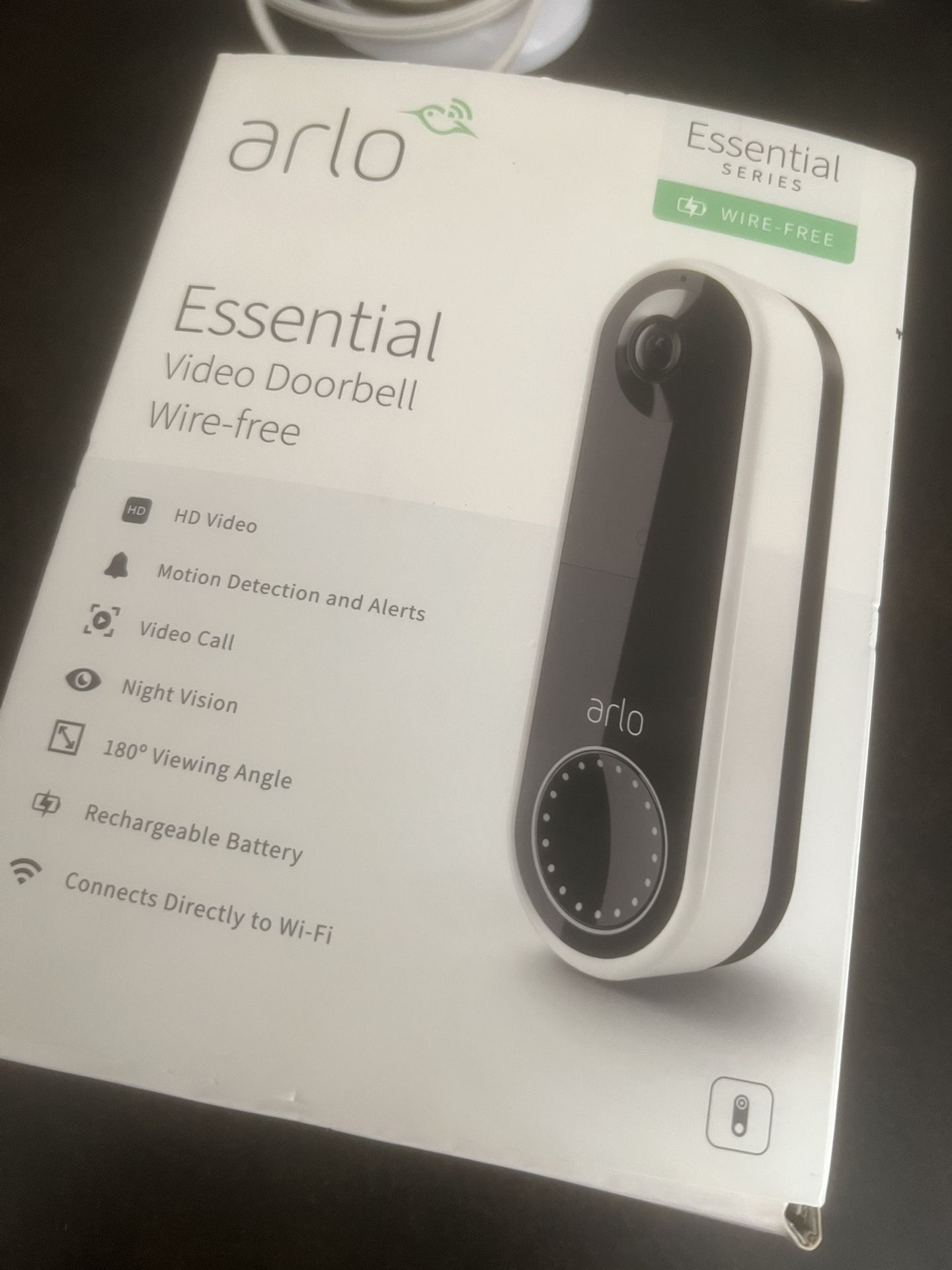 Arlo Video Doorbell Camera New