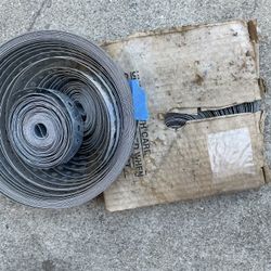 Galvanized strap for plumbers