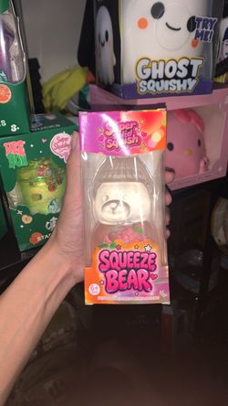 Peach Squeeze Bear Vaseline Filled Squishy Stress Toy