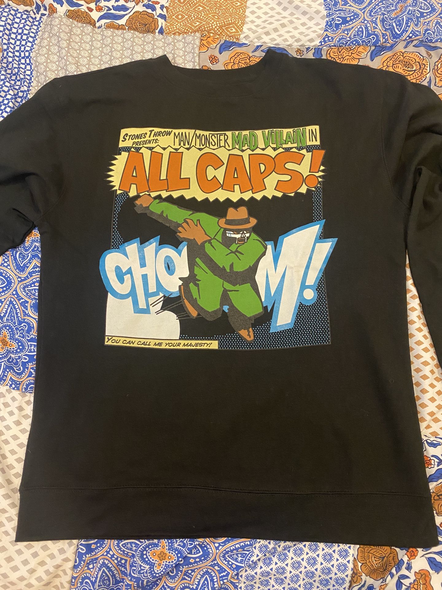 Vintage MF DOOM "ALL CAPS" Sweater
