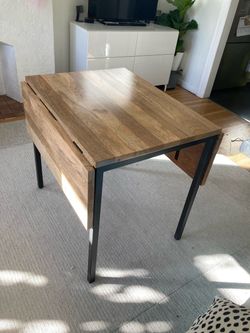 West Elm drop leaf table